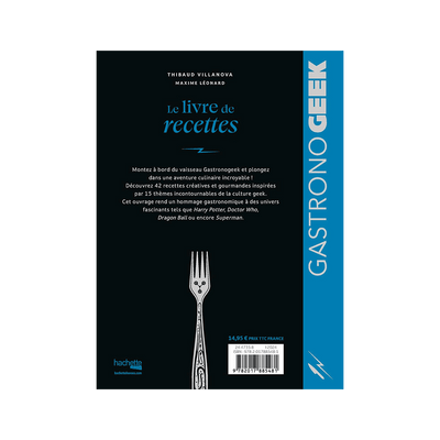 Livre cuisine Mini-gastronogeek - le livre de recettes Bleu