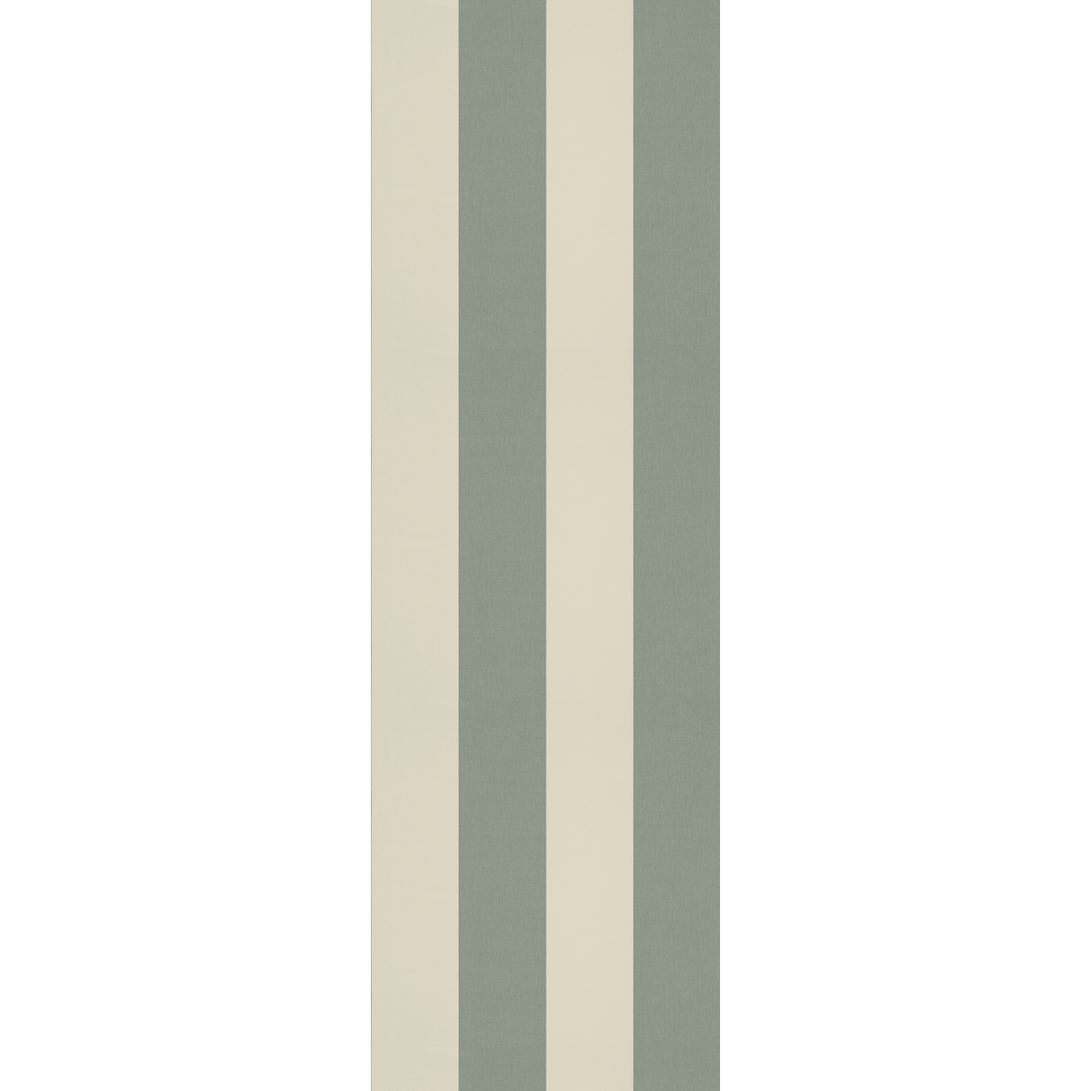 4MURS Papier peint vinyle Podium stripe Vert de gris et blanc