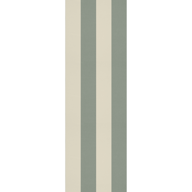 Papier peint vinyle PODIUM STRIPE vert de gris et blanc
