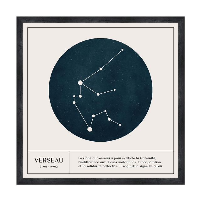 4MURS Tableau VERSEAU coloris blanc