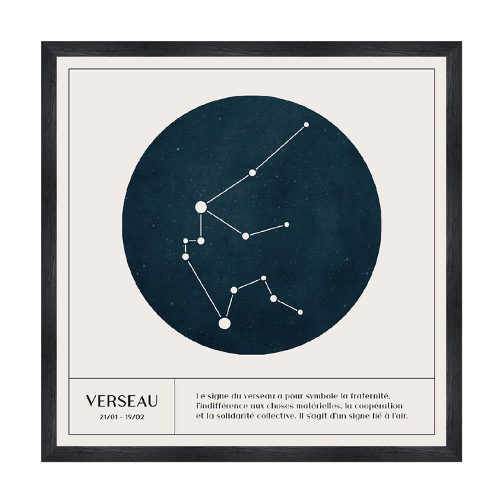 4MURS Tableau Verseau Blanc