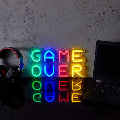 Néon Game over Multicolore