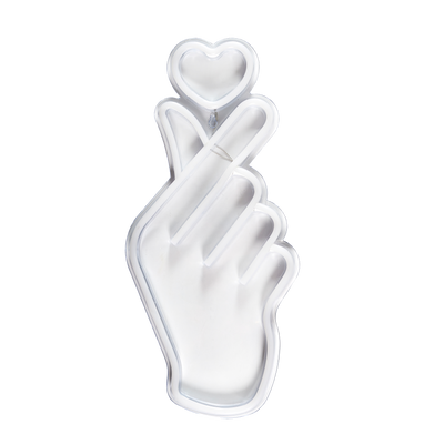 Néon Coeur Rose