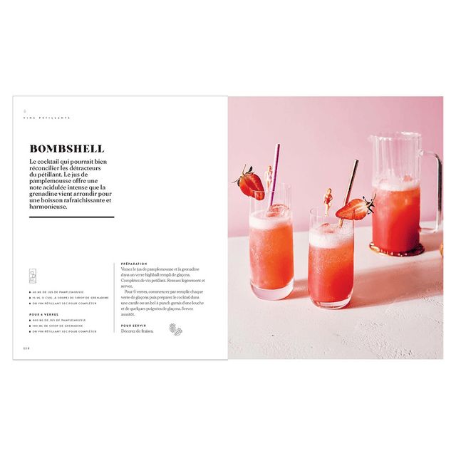Livre culinaire COCKTAILS EN 3 INGREDIENTS