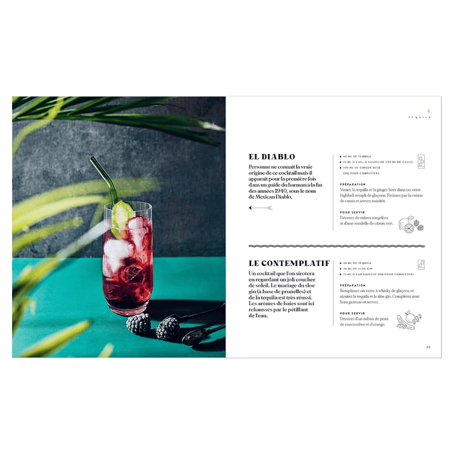 Livre culinaire COCKTAILS EN 3 INGREDIENTS