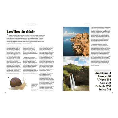 LONELY PLANET Livre voyage et nature Le grand livre des iles Bleu