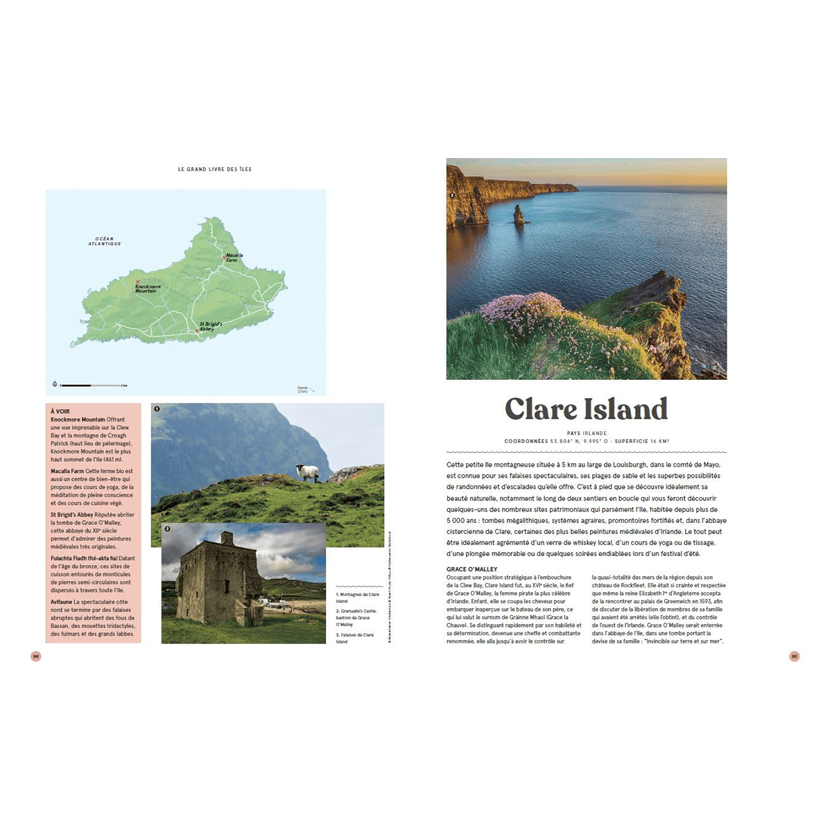 LONELY PLANET Livre voyage et nature Le grand livre des iles Bleu