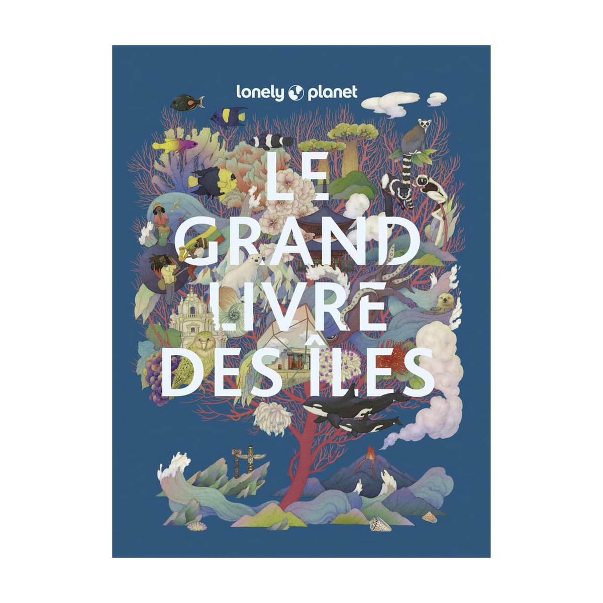 LONELY PLANET Livre voyage et nature Le grand livre des iles Bleu