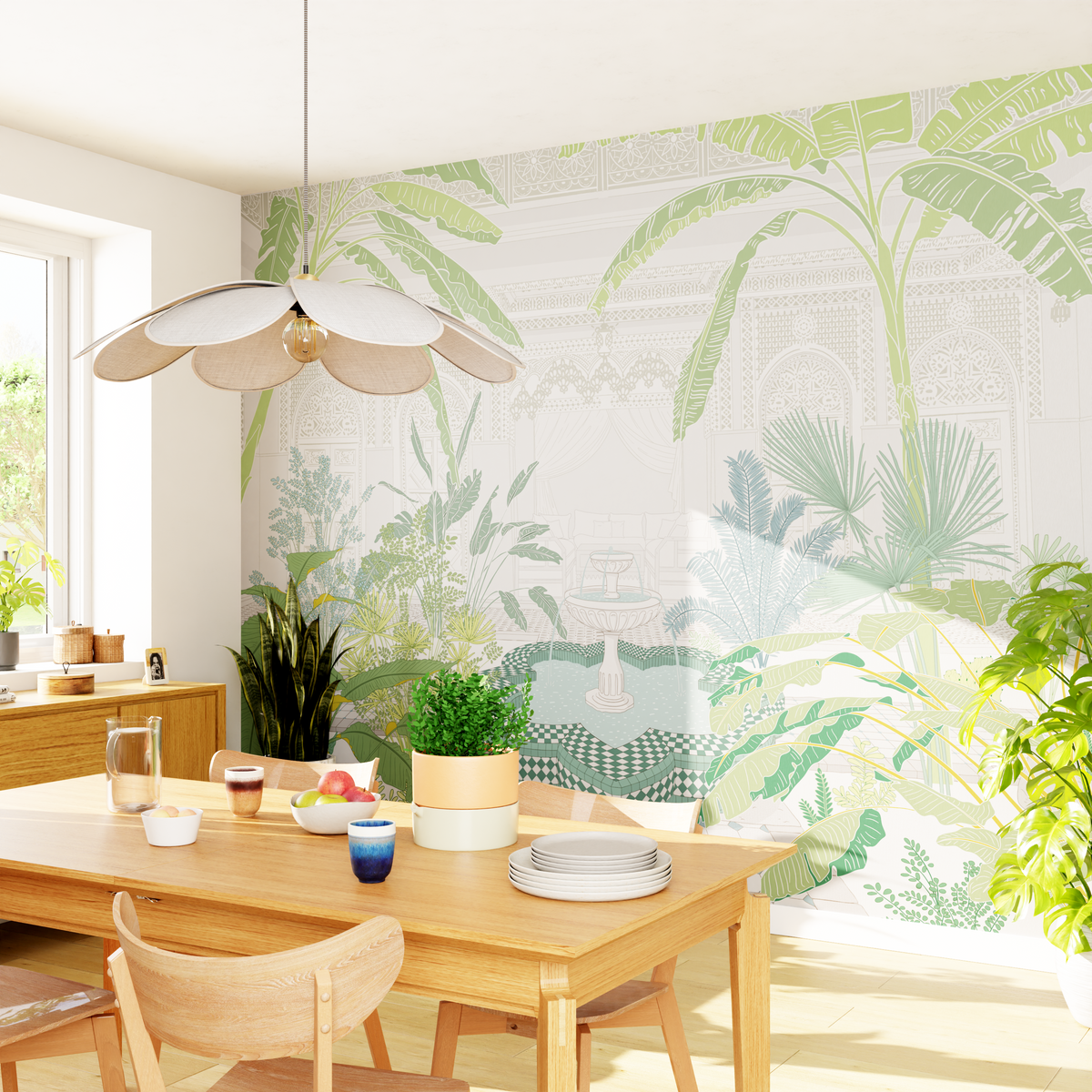 4MURS Papier peint panoramique XL Ryad Multicolore Mat