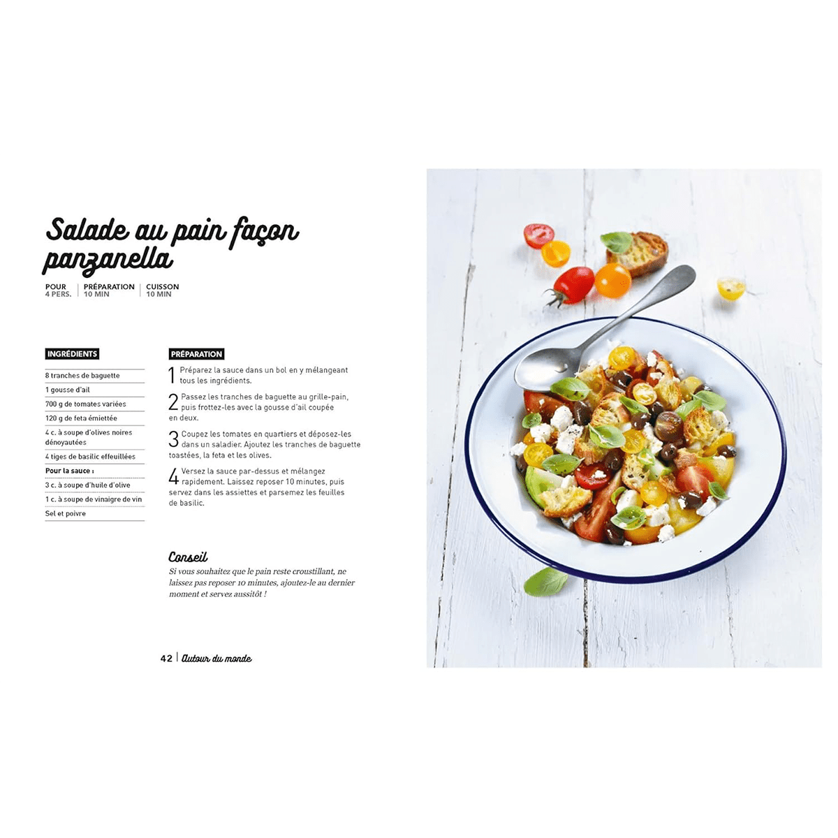 Livre cuisine I love salades Multicolore