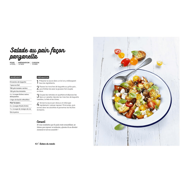 Livre culinaire I LOVE SALADES