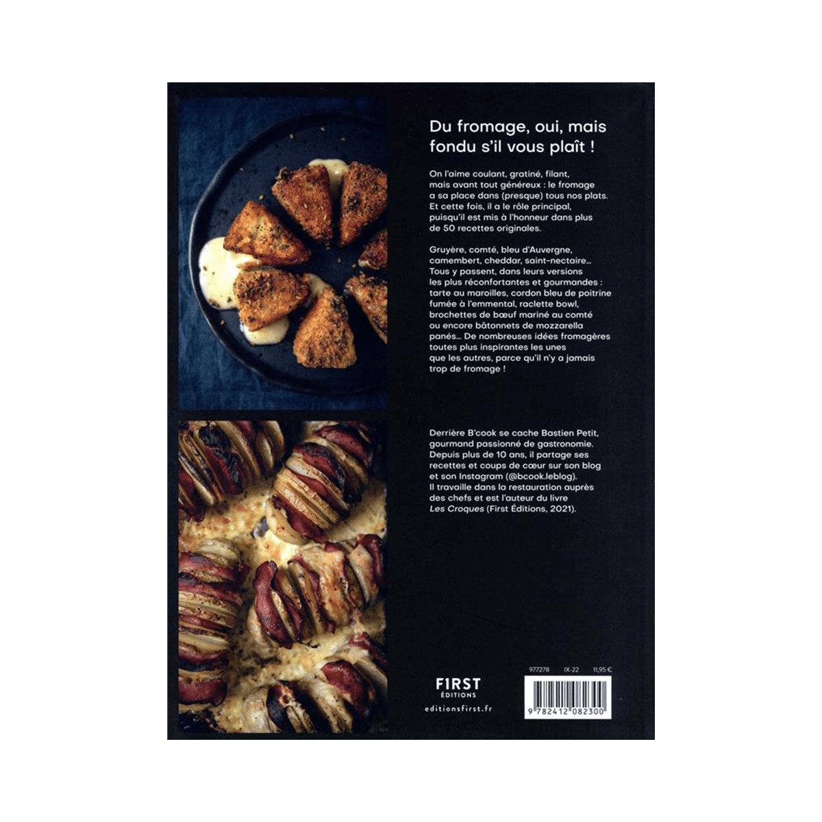 Livre cuisine Fromages fondus Jaune