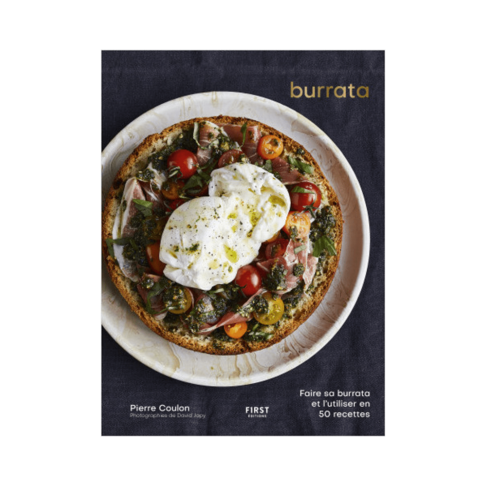 Livre cuisine Burrata Noir