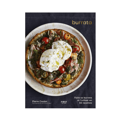 Livre cuisine Burrata Noir