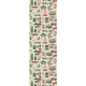 4MURS Papier peint intissé Kawaii Noir et rouge orangé