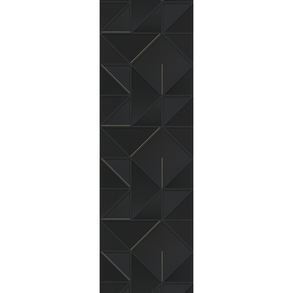 4MURS Papier peint intissé Grant Noir et or