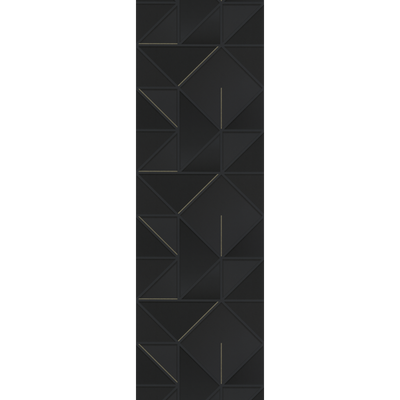 4MURS Papier peint intissé Grant Noir et or