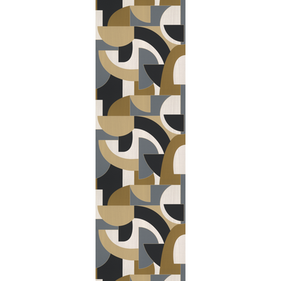 Papier peint intissé Foster Brun et gris