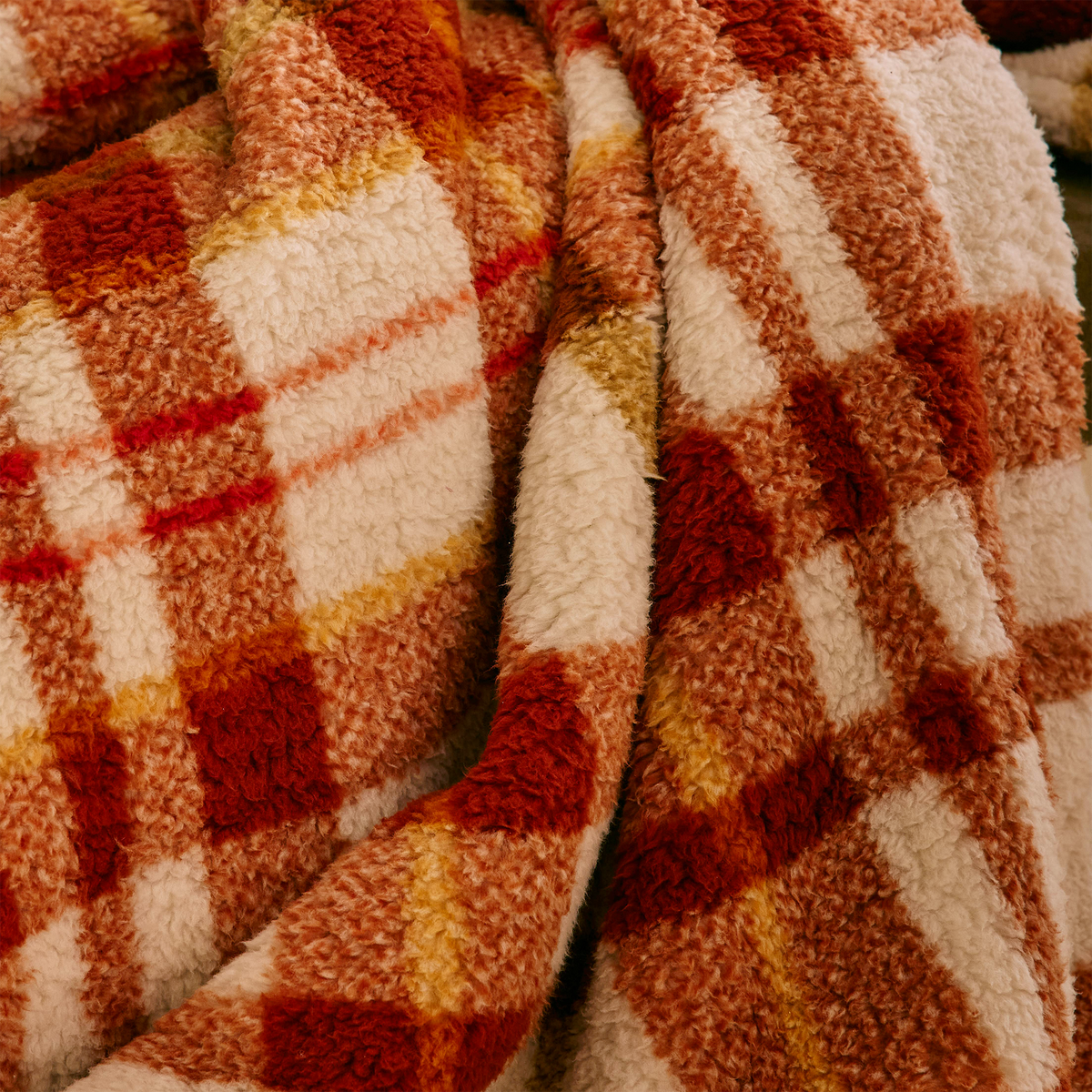 Plaid Hazel Orange tanné
