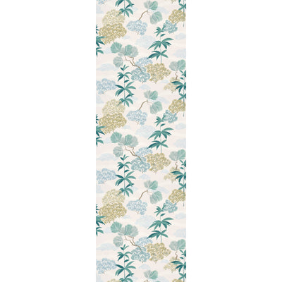 Papier peint intissé Taya Bleu azur