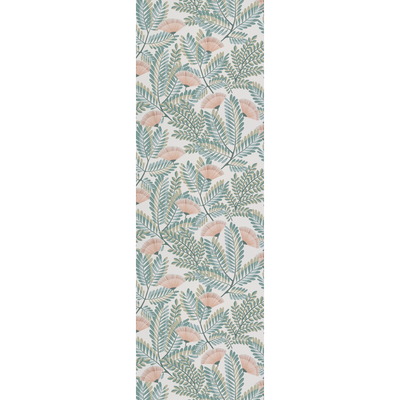 Papier peint intissé Cecilia Vert céladon et rose pâle