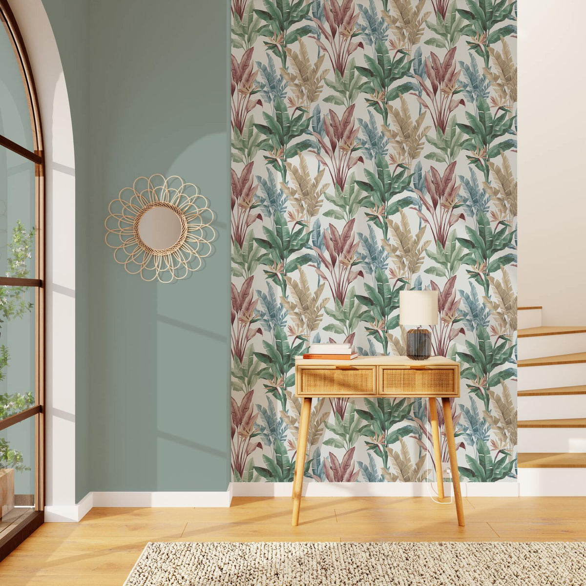 Papier peint intissé Jamaica Multicolore