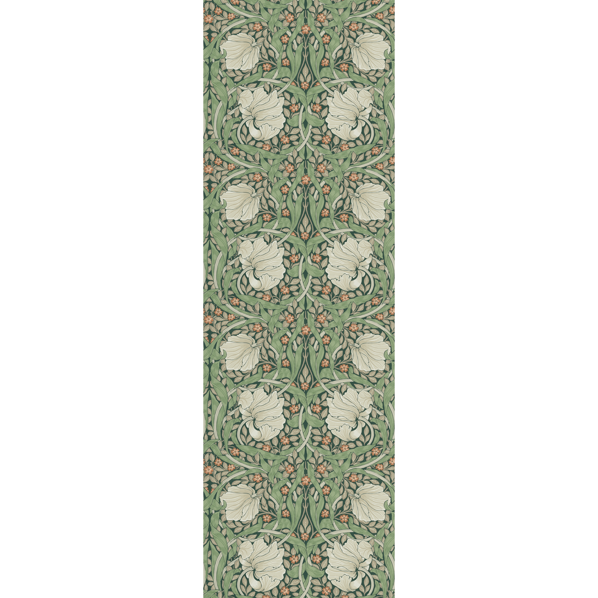 WILLIAM MORRIS AT HOME Papier peint intissé Pimpernel Vert feuille
