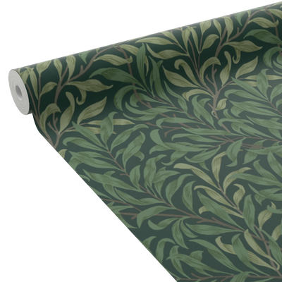 WILLIAM MORRIS AT HOME Papier peint intissé Willow bough Vert foncé