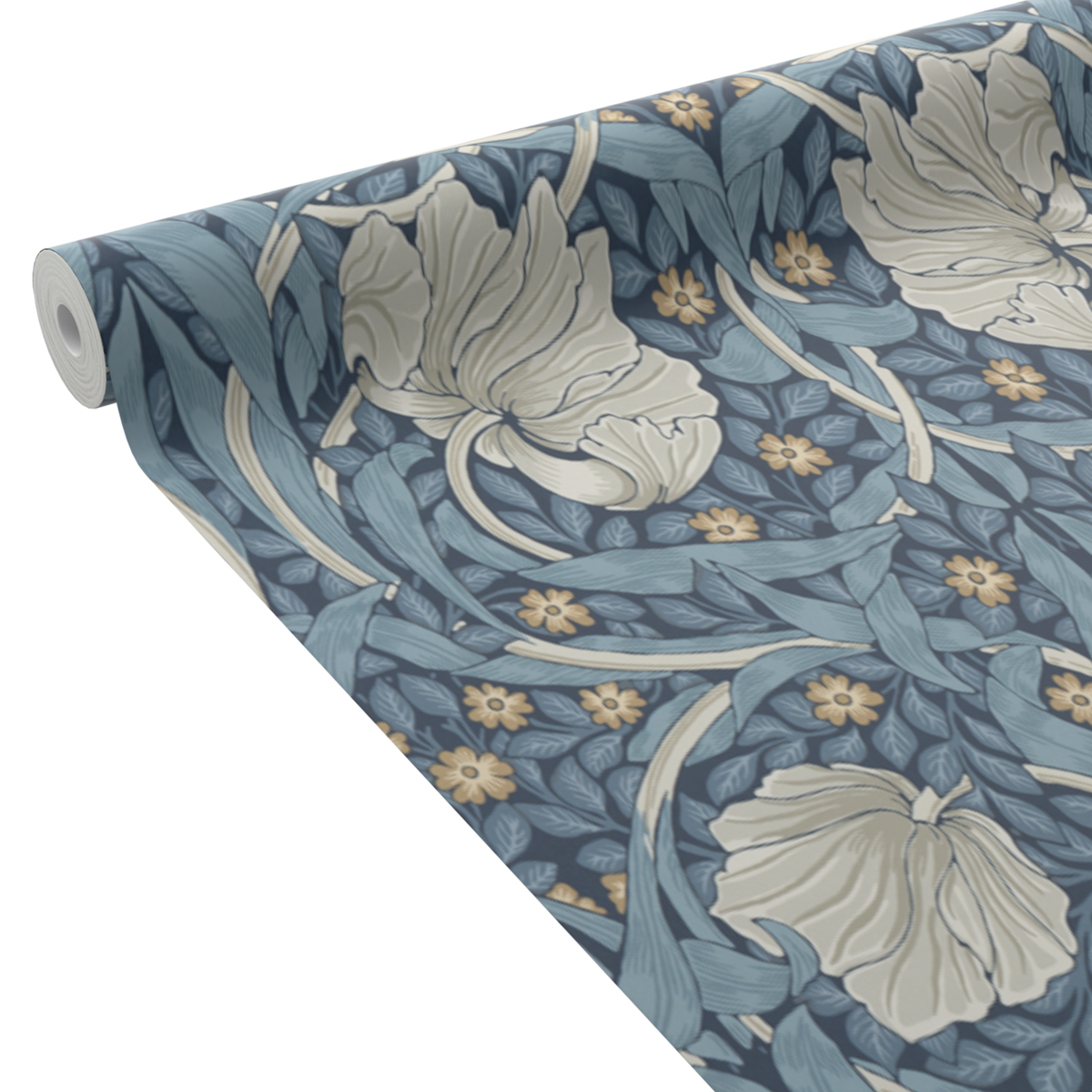 WILLIAM MORRIS AT HOME Papier peint intissé Pimpernel Bleu marine