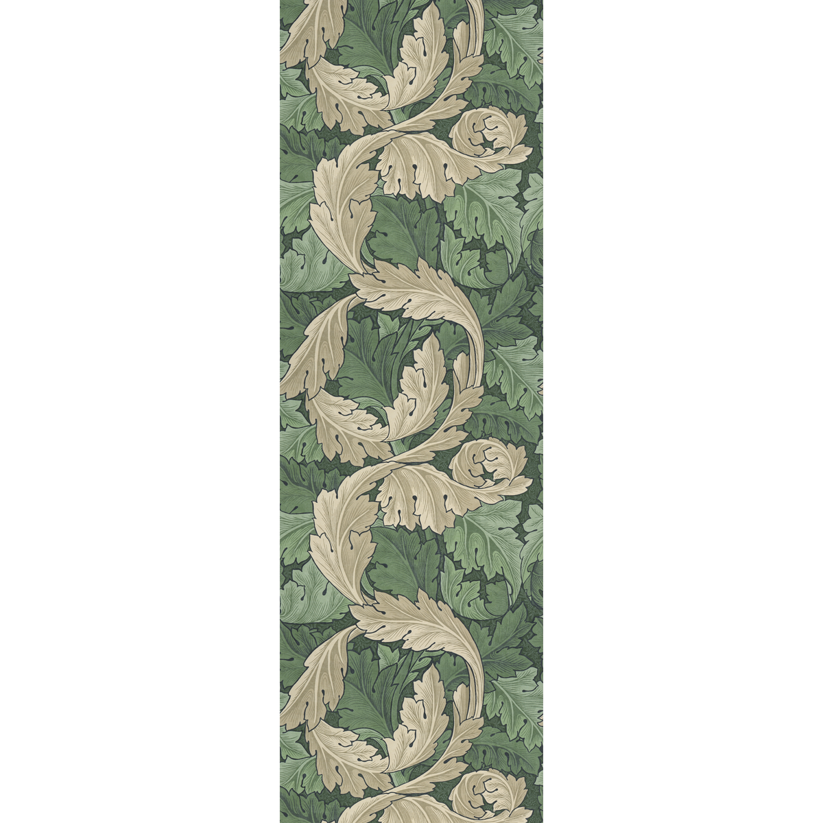 WILLIAM MORRIS AT HOME Papier peint intissé Acanthus Vert feuille