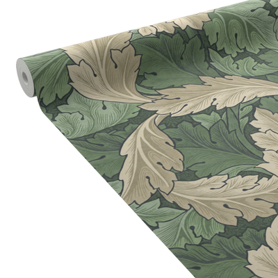 WILLIAM MORRIS AT HOME Papier peint intissé Acanthus Vert feuille