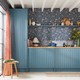 WILLIAM MORRIS AT HOME Papier peint intissé Pomegranate Bleu nuit