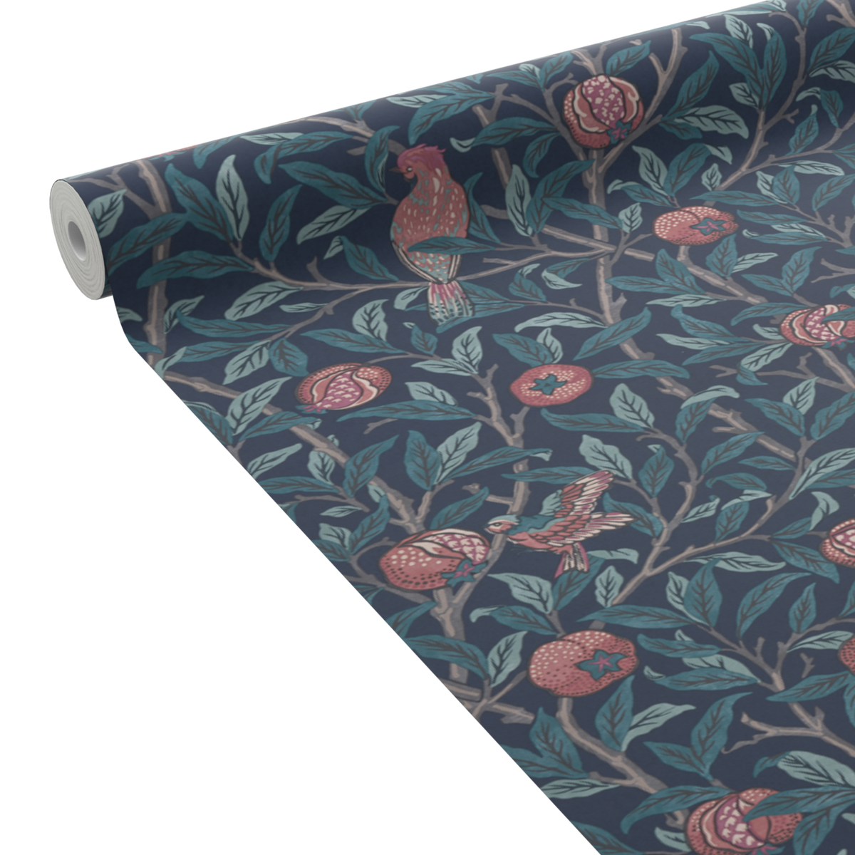 WILLIAM MORRIS AT HOME Papier peint intissé Pomegranate Bleu nuit