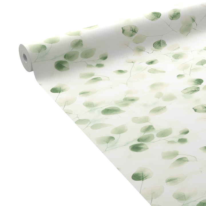 4MURS Papier peint intissé Effie Vert feuille