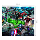 Papier peint panoramique XL Marvel avengers Multicolore Mat