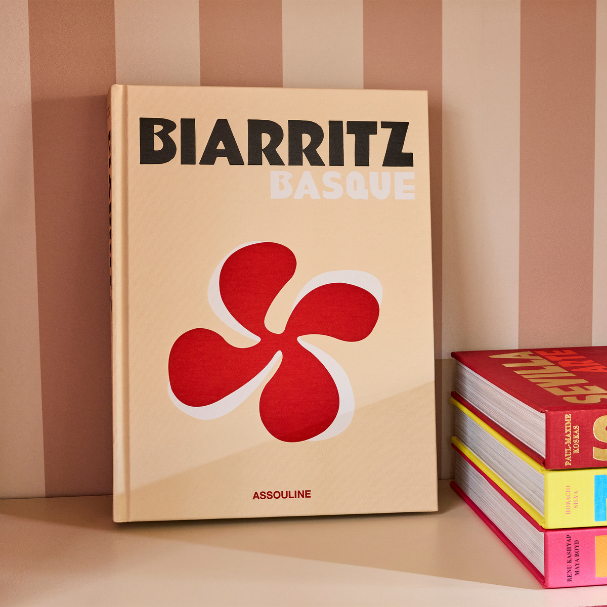 ASSOULINE Livre voyage et nature Biarritz basque Beige