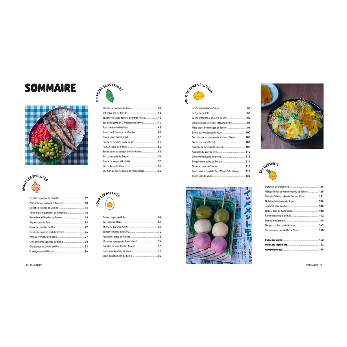 Livre cuisine La cuisine des animés Noir