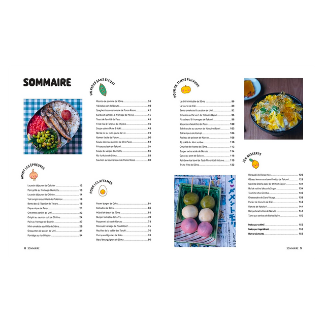 Livre culinaire LA CUISINE DES ANIMÉS