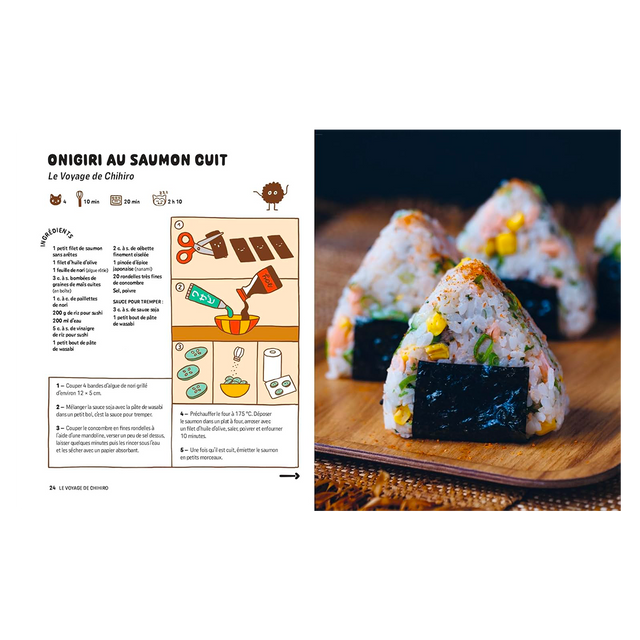 Livre culinaire LA CUISINE DES ANIMÉS