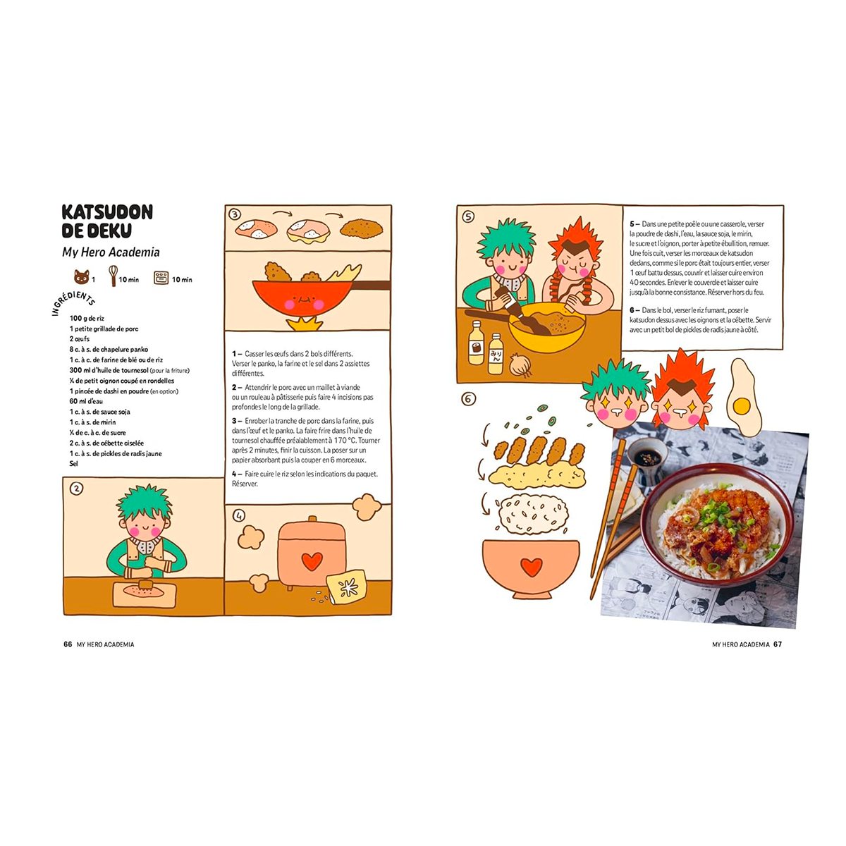 Livre cuisine La cuisine des animés Noir