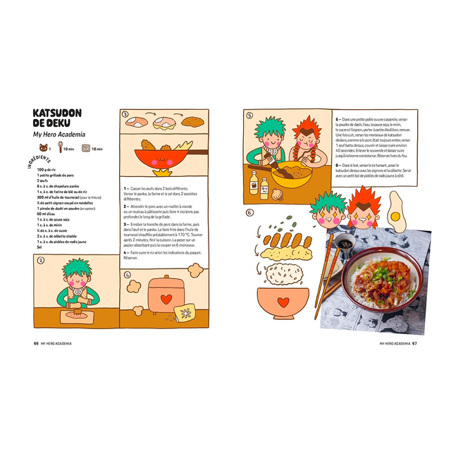 Livre culinaire LA CUISINE DES ANIMÉS