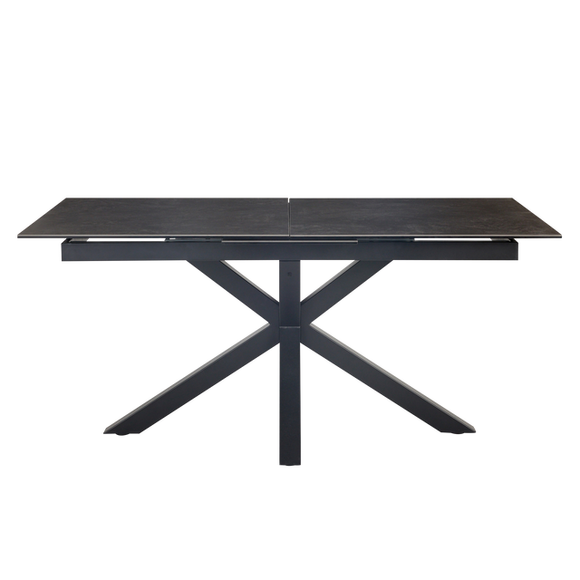 Table extensible ADAM coloris noir 90 x 168 cm