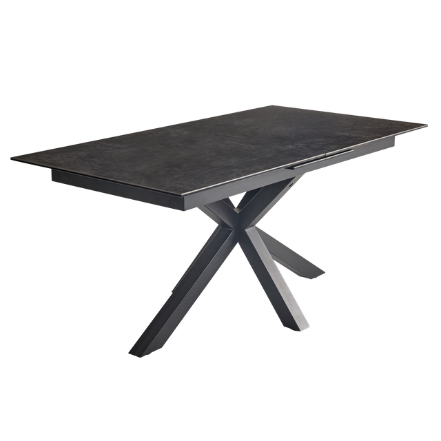 Table extensible ADAM coloris noir 90 x 168 cm