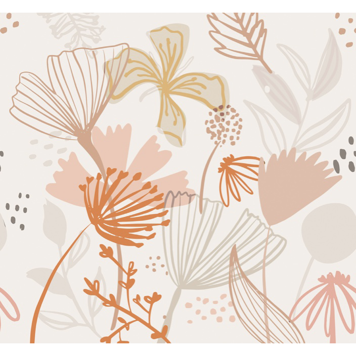 Papier peint panoramique XL Paloma Beige Mat