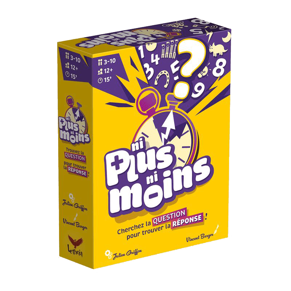 BLANC MANGER COCO Jeu Ni plus ni moins Jaune