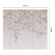 Papier peint panoramique XL Sibelia Rose Mat