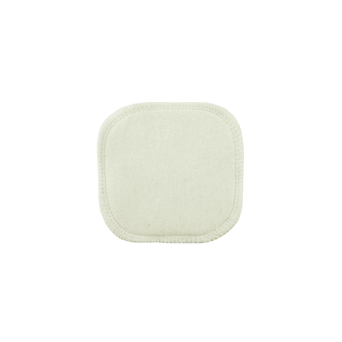 AVRIL Lingettes démaquillantes Carre en coton bio Blanc