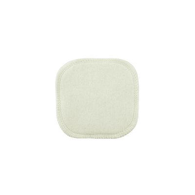 AVRIL Lingettes démaquillantes Carre en coton bio Blanc