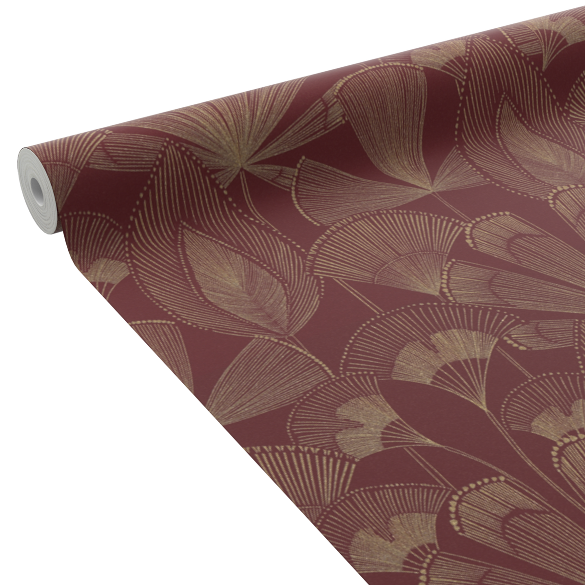 4MURS Papier peint intissé Ericka Rouge bordeaux