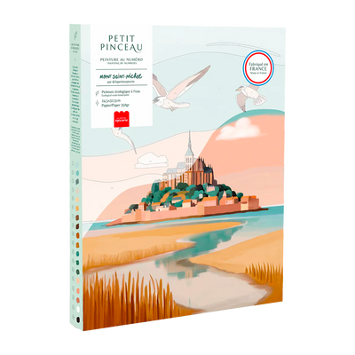 LA PETITE ÉPICERIE Peinture par numéros Mont saint-michel Multicolore